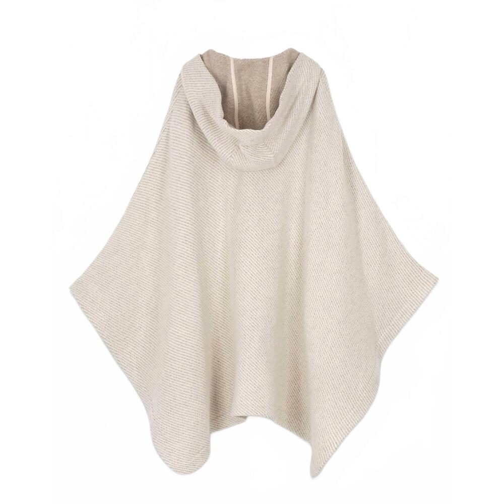 NEW GOLDEN GOOSE women's manteaux criss cape in artic sand - Picture 2 of 2